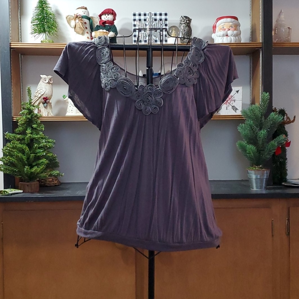 Beautiful Floral neck top
